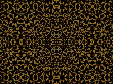 Pattern Gold Illustrazione stock