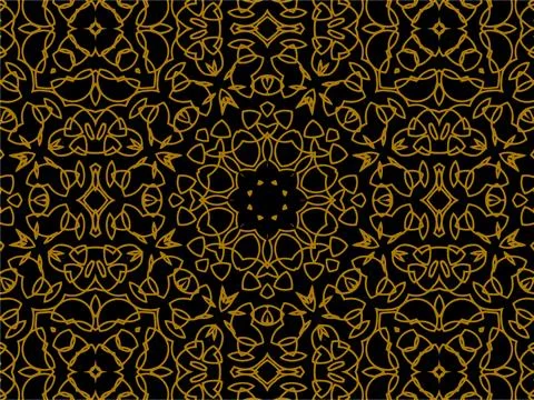 Pattern Gold Stock Illustration
