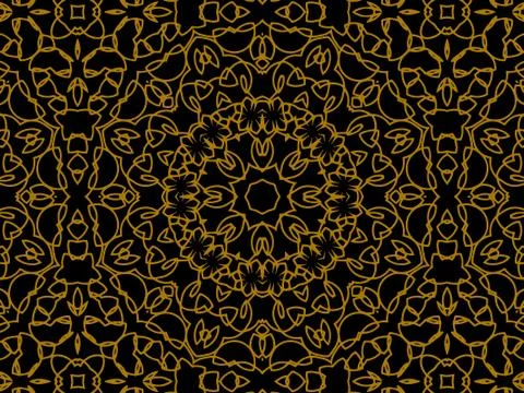 Pattern Gold Stock Illustration