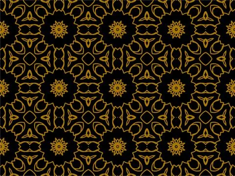 Pattern Gold Stock Illustration