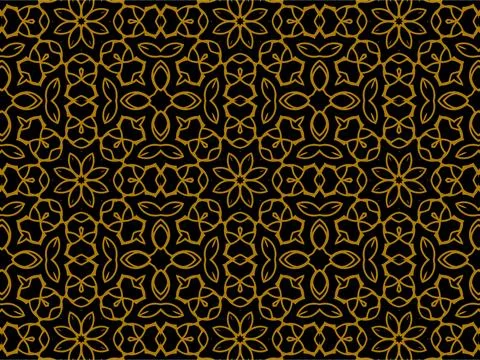 Pattern Gold Stock Illustration