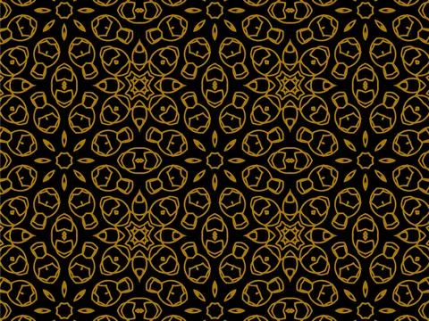 Pattern Gold Stock Illustration