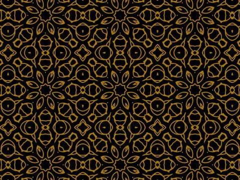 Pattern Gold Stock Illustration