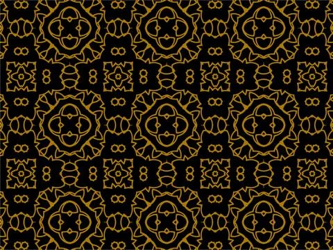 Pattern Gold Stock Illustration