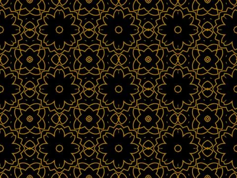 Pattern Gold Stock Illustration