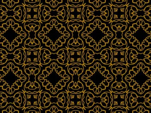 Pattern Gold Stock Illustration