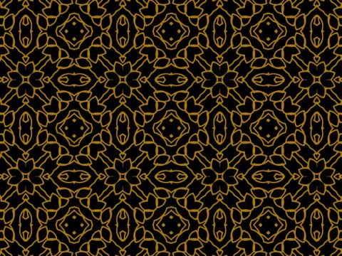 Pattern Gold Stock Illustration