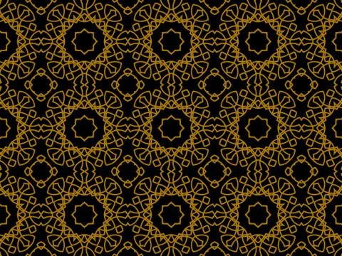 Pattern Gold Stock Illustration