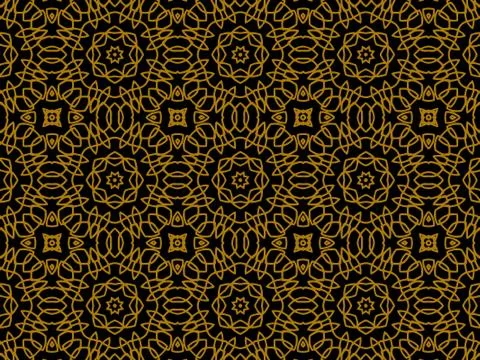 Pattern Gold Stock Illustration
