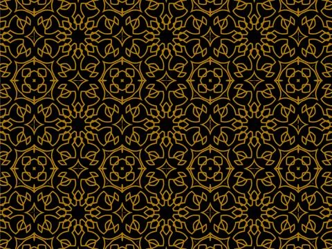 Pattern Gold Stock Illustration