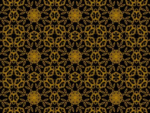 Pattern Gold Stock Illustration