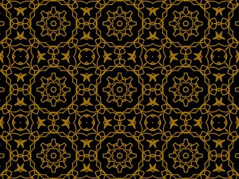 Pattern Gold Stock Illustration