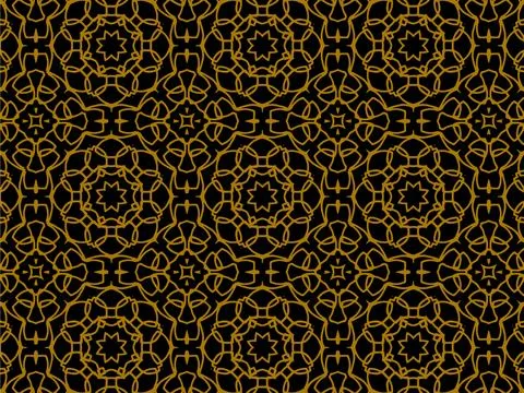 Pattern Gold Stock Illustration