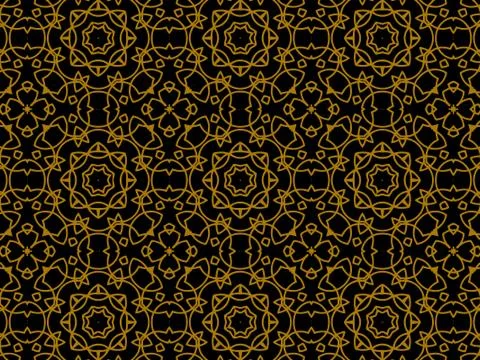 Pattern Gold Stock Illustration