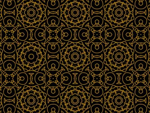 Pattern Gold Stock Illustration