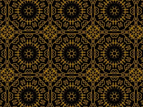 Pattern Gold Stock Illustration