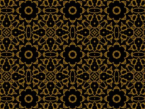 Pattern Gold Stock Illustration