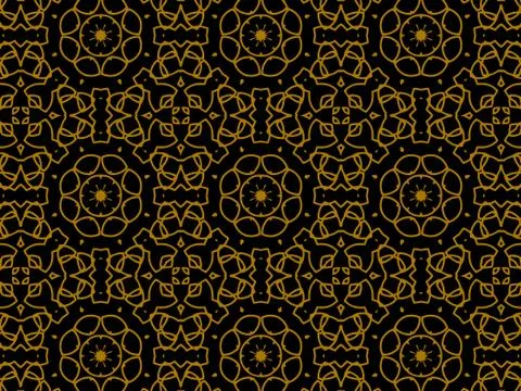 Pattern Gold Stock Illustration