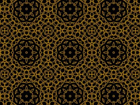 Pattern Gold Stock Illustration