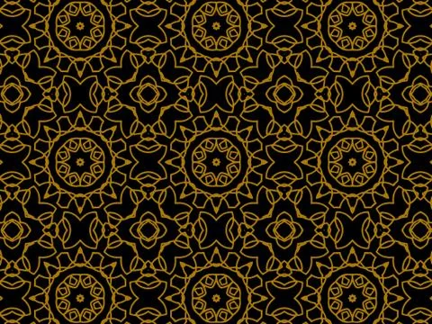 Pattern Gold Stock Illustration