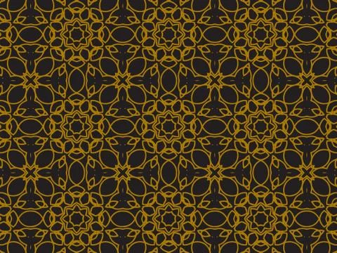 Pattern Gold Stock Illustration