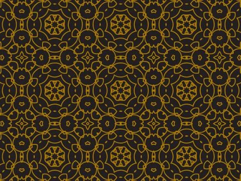 Pattern Gold Stock Illustration