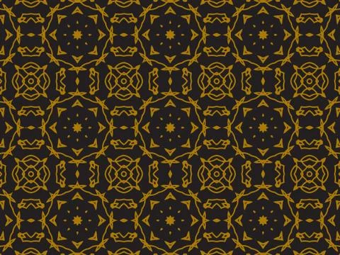 Pattern Gold Stock Illustration