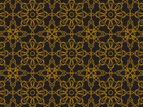 Pattern Gold Stock Illustration