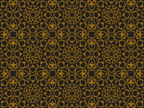 Pattern Gold Stock Illustration