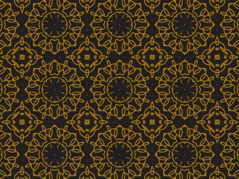 Pattern Gold Stock Illustration