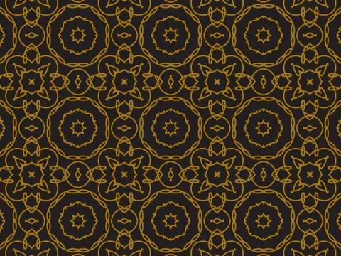 Pattern Gold Illustrazione stock