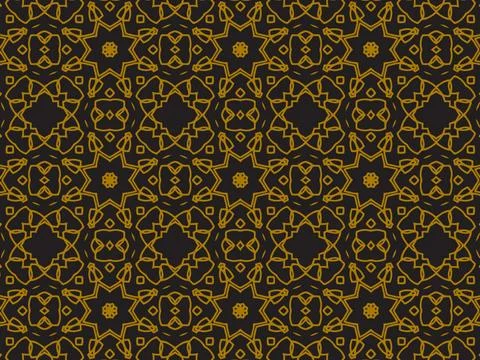 Pattern Gold Illustrazione stock