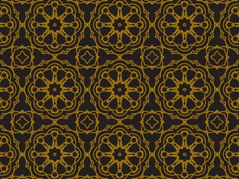 Pattern Gold Stock Illustration