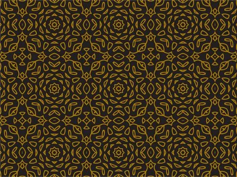 Pattern Gold Stock Illustration