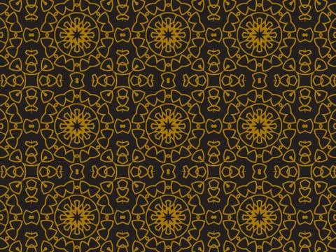 Pattern Gold Stock Illustration