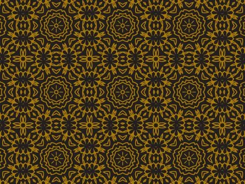 Pattern Gold Stock Illustration