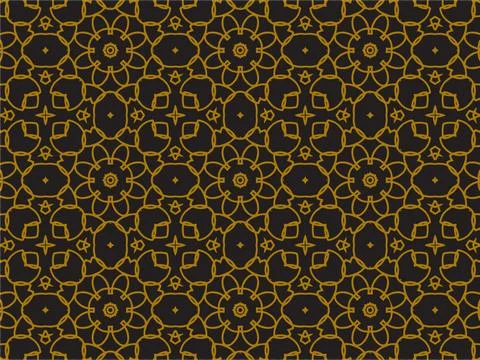 Pattern Gold Stock Illustration