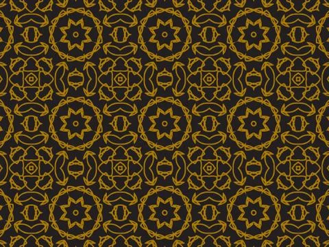 Pattern Gold Stock Illustration