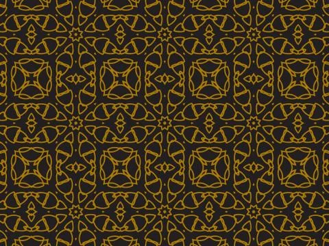 Pattern Gold Illustrazione stock