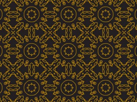 Pattern Gold Stock Illustration
