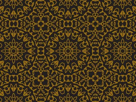 Pattern Gold Illustrazione stock