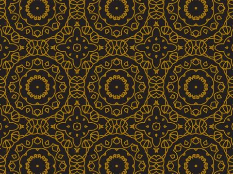 Pattern Gold Stock Illustration