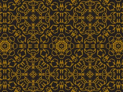 Pattern Gold Stock Illustration