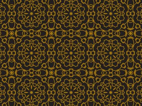 Pattern Gold Stock Illustration