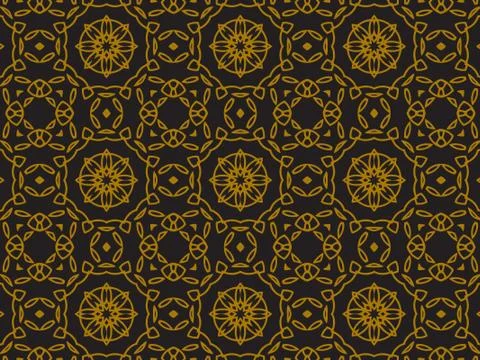 Pattern Gold Illustrazione stock