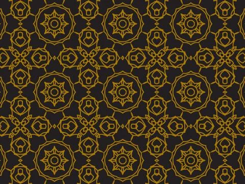 Pattern Gold Stock Illustration