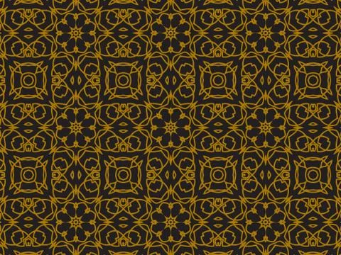Pattern Gold Stock Illustration
