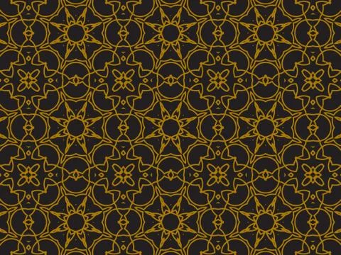 Pattern Gold Illustrazione stock