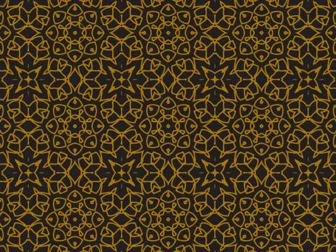 Pattern Gold Stock Illustration