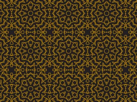 Pattern Gold Stock Illustration